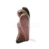 Natural Rhodonite Angel Figurine DJEW-N006-01A-14-2