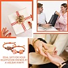 Adjustable Braided Nylon Cord Macrame Pouch Bracelet Making AJEW-SW00013-13-7