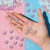 5Sets Iridescent PVC Paillette/Sequin Links PVC-SC0001-16B-5