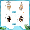 PandaHall Elite 230Pcs 2 Styles Natural Shell Beads BSHE-PH0001-39-2