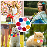 8Pcs 8 Colors Polyester Flower Ornament Accessories DIY-GF0010-64A-5