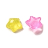Transparent Resin Decoden Cabochons with Glitter Powder X-RESI-E053-08E-2
