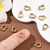 SHEGRACE Brass Fold Over Clasps XGR0145G-162G-4