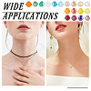 18 Strands 18 Colors Transparent Electroplate Glass Beads Strands EGLA-GO0001-05-7