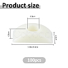 100Pcs Nylon Furniture Spacer FIND-FH0017-71-2
