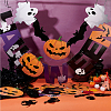 Halloween Decoration Paper Flag Banners DIY-WH0453-12B-5