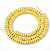 Spray Painted Non-magnetic Synthetic Hematite Beads Strands G-T116-27-24-2