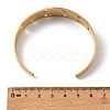 201 Stainless Steel Cuff Bangles for Women BJEW-F507-03G-3