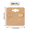 100Pcs Paper Earring Display Cards CDIS-DJ0001-15C-2