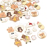 28Pcs 11 Styles Alloy Enamel Pendants ENAM-FS0003-17-3