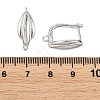 SHEGRACE Brass Hoop Earring Findings XGRQ79455-939P-3