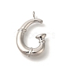 Rack Plating Brass Pendants KK-I722-08P-G-1