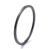1mm Polished Plain Dome Finger Ring for Girl Women RJEW-C012-02F-EB-3