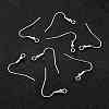 304 Stainless Steel Earring Hooks X-STAS-L258-001B-S-1