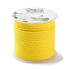 20M Polyester Braided Cord for Jewelry Making OCOR-G015-04A-11-2