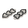 Alloy Enamel Pendants ENAM-L046-01P-3