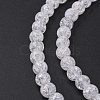 Synthetic Crackle Quartz Beads Strands GLAA-S134-6mm-05-3