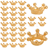 100Pcs Tibetan Style Alloy Bead Caps FIND-SC0009-85G-1