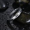 Cross 304 Stainless Steel Rotating Finger Ring PW-WG58926-02-3