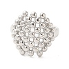 Brass Open Cuff Rings RJEW-P098-15P-2