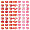 70Pcs 7 Colors Transparent Resin Rondelle European Beads RESI-TA0004-82-2