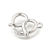 Brass Micro Pave Cubic Zirconia Pendants KK-Q097-05A-P-2