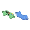 Spray Painted Alloy Enamel Connector Charm AL-CBA67E2-01-2