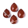 Natural Red Jasper Pendants G-N362-13I-1