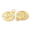 Brass Micro Pave Cubic Zirconia Pendants KK-M246-28G-2
