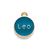 Alloy Enamel Pendants ENAM-S124-01A-05G-3