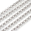 Tarnish Resistant 304 Stainless Steel Rolo Chains CHS-L017-18G-1