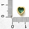 925 Sterling Silver Cubic Zirconia Beads STER-L066-06G-06-3