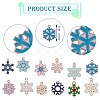 48Pcs 12 Style Alloy Pendants ENAM-SZ0002-30-2