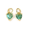 Brass Micro Pave Cubic Zirconia Charms KK-P192-08-G14-1