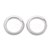 Tarnish Resistant 304 Stainless Steel Keychain Clasps X-KEYC-D049-05-2