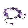 Adjustable Nylon Cord Braided Bead Bracelets BJEW-JB04602-01-3