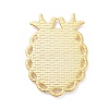 Alloy Pendant Cabochon Settings PALLOY-E577-37G-2