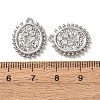 Brass Micro Pave Cubic Zirconia Pendants KK-A295-10P-3