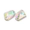 Iridescent Axe Shape Sew on Rhinestone RGLA-C001-01D-001PH-3