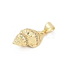 Brass Micro Pave Cubic Zirconia Pendants KK-D317-096G-2