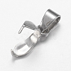 Tarnish Resistant 201 Stainless Steel Ice Pick Pinch Bails STAS-I097-041C-2