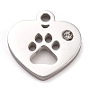 304 Stainless Steel Charms STAS-L245-002P-1