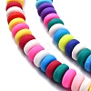 Handmade Polymer Clay Beads Strands CLAY-N008-008A-3