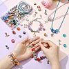 Glass Rhinestone Clay Pave Round Beads RB-YW0001-22-4