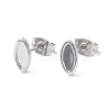 Non-Tarnish 304 Stainless Steel Stud Earring Finding EJEW-I285-02P-1