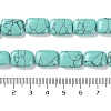 Synthetic Turquoise Beads Strands G-K357-D17-01-5