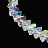 Transparent Glass Beads Strands EGLA-P061-04A-AB04-3