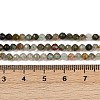 Natural Green Rutilated Quartz Beads Strands G-RM241221-B47-3