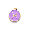 Alloy Enamel Pendants ENAM-S124-01A-01H-2
