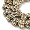 Electroplated Synthetic Non-magnetic Hematite Beads Strands G-Z032-D02-05E-3